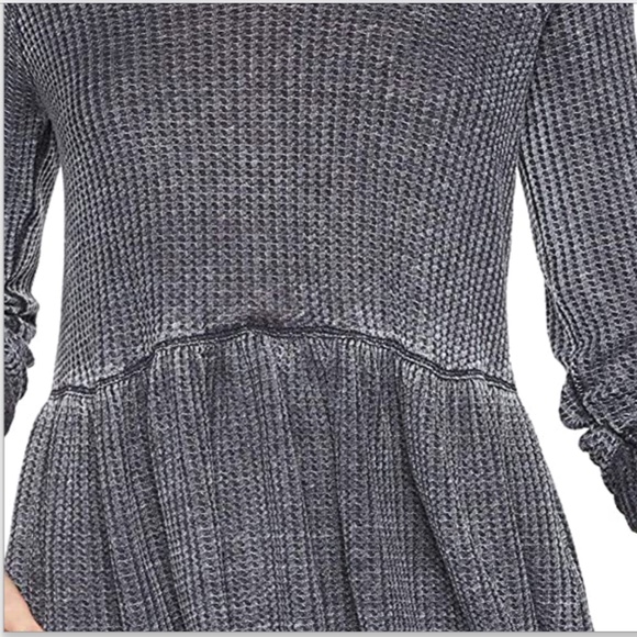 William Rast, Waffle Knit Long Sleeve, Gray, Small - Picture 2 of 10